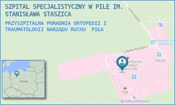 PRZYSZPITALNA PORADNIA ORTOPEDII I TRAUMATOLOGII NARZĄDU RUCHU - SZPITAL SPECJALISTYCZNY W PILE IM. STANISŁAWA STASZICA - RYDYGIERA 1,  PIŁA