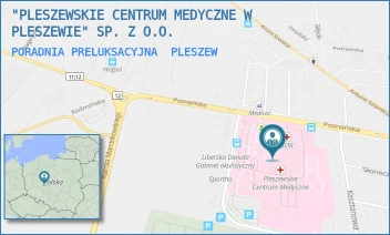 PORADNIA PRELUKSACYJNA - "PLESZEWSKIE CENTRUM MEDYCZNE W PLESZEWIE" SP. Z O.O. - POZNAŃSKA 125A,  PLESZEW