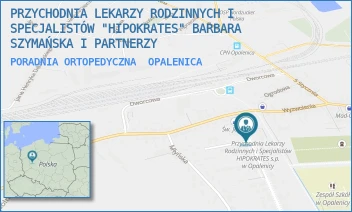 PORADNIA ORTOPEDYCZNA - PRZYCHODNIA LEKARZY RODZINNYCH I SPECJALISTÓW "HIPOKRATES" BARBARA SZYMAŃSKA I PARTNERZY - POWSTAŃCÓW WIELKOPOLSKICH 1A,  OPALENICA