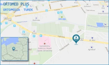 ORTOPEDIA - ORTOMED PLUS - ŁĄKOWA 4,  TUREK