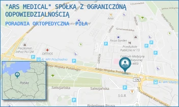 PORADNIA ORTOPEDYCZNA - "ARS MEDICAL" SPÓŁKA Z OGRANICZONĄ ODPOWIEDZIALNOŚCIĄ - AL. WOJSKA POLSKIEGO 43/-,  PIŁA