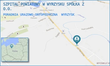 PORADNIA URAZOWO-ORTOPEDYCZNA - SZPITAL POWIATOWY W WYRZYSKU SPÓŁKA Z O.O. - 22-GO STYCZNIA 41,  WYRZYSK
