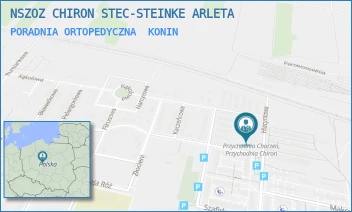 PORADNIA ORTOPEDYCZNA - NSZOZ CHIRON STEC-STEINKE ARLETA - GOŹDZIKOWA 2,  KONIN