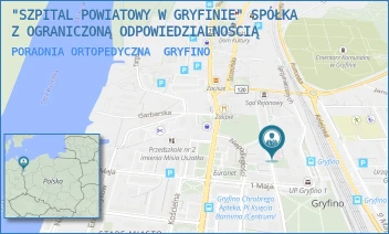 PORADNIA ORTOPEDYCZNA - "SZPITAL POWIATOWY W GRYFINIE" SPÓŁKA Z OGRANICZONĄ ODPOWIEDZIALNOŚCIĄ - PARKOWA 5,  GRYFINO