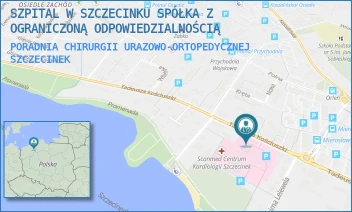 PORADNIA CHIRURGII URAZOWO-ORTOPEDYCZNEJ - SZPITAL W SZCZECINKU SPÓŁKA Z OGRANICZONĄ ODPOWIEDZIALNOŚCIĄ - KOŚCIUSZKI 38,  SZCZECINEK