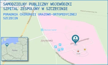 PORADNIA CHIRURGII URAZOWO-ORTOPEDYCZNEJ - SAMODZIELNY PUBLICZNY WOJEWÓDZKI SZPITAL ZESPOLONY W SZCZECINIE - ALFREDA SOKOŁOWSKIEGO 11,  SZCZECIN