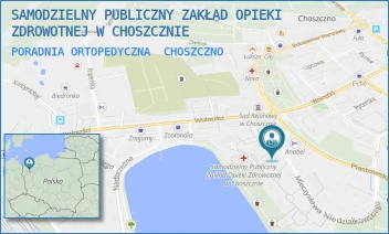 PORADNIA ORTOPEDYCZNA - SAMODZIELNY PUBLICZNY ZAKŁAD OPIEKI ZDROWOTNEJ W CHOSZCZNIE - NIEDZIAŁKOWSKIEGO 4A,  CHOSZCZNO