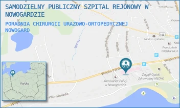 PORADNIA CHIRURGII URAZOWO-ORTOPEDYCZNEJ - SAMODZIELNY PUBLICZNY SZPITAL REJONOWY W NOWOGARDZIE - WOJSKA POLSKIEGO 7,  NOWOGARD