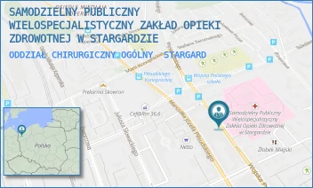 ODDZIAŁ CHIRURGICZNY OGÓLNY - SAMODZIELNY PUBLICZNY WIELOSPECJALISTYCZNY ZAKŁAD OPIEKI ZDROWOTNEJ W STARGARDZIE - WOJSKA POLSKIEGO 27,  STARGARD
