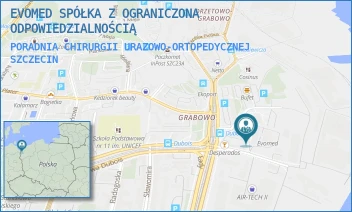 PORADNIA CHIRURGII URAZOWO-ORTOPEDYCZNEJ - CENTRUM MEDYCZNE EVOMED - STANISŁAWA DUBOIS 27,  SZCZECIN