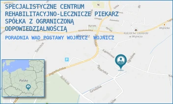 PORADNIA WAD POSTAWY WOJNICZ - SPECJALISTYCZNE CENTRUM REHABILITACYJNO-LECZNICZE PIEKARZ SPÓŁKA Z OGRANICZONĄ ODPOWIEDZIALNOŚCIĄ - UL. KĄPIELOWA 61,  WOJNICZ