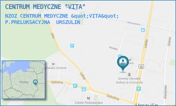 NZOZ CENTRUM MEDYCZNE "VITA"  P.PRELUKSACYJNA - CENTRUM MEDYCZNE "VITA" - MODRZEWIOWA 1/1,  URSZULIN